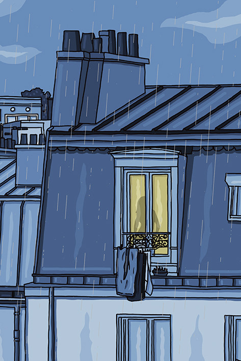 Derrière sa fenêtre