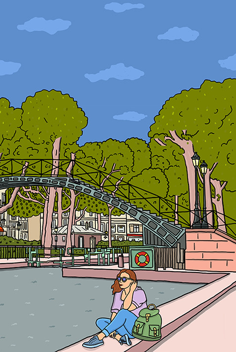 L'attente sur le canal par antoine meurant