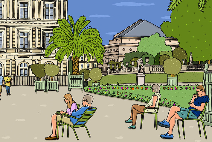 luxembourg et théâtre de l'Odéon