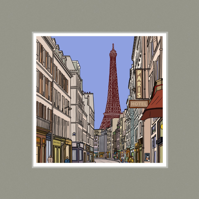 Rue de l'Université - Tour Eiffel